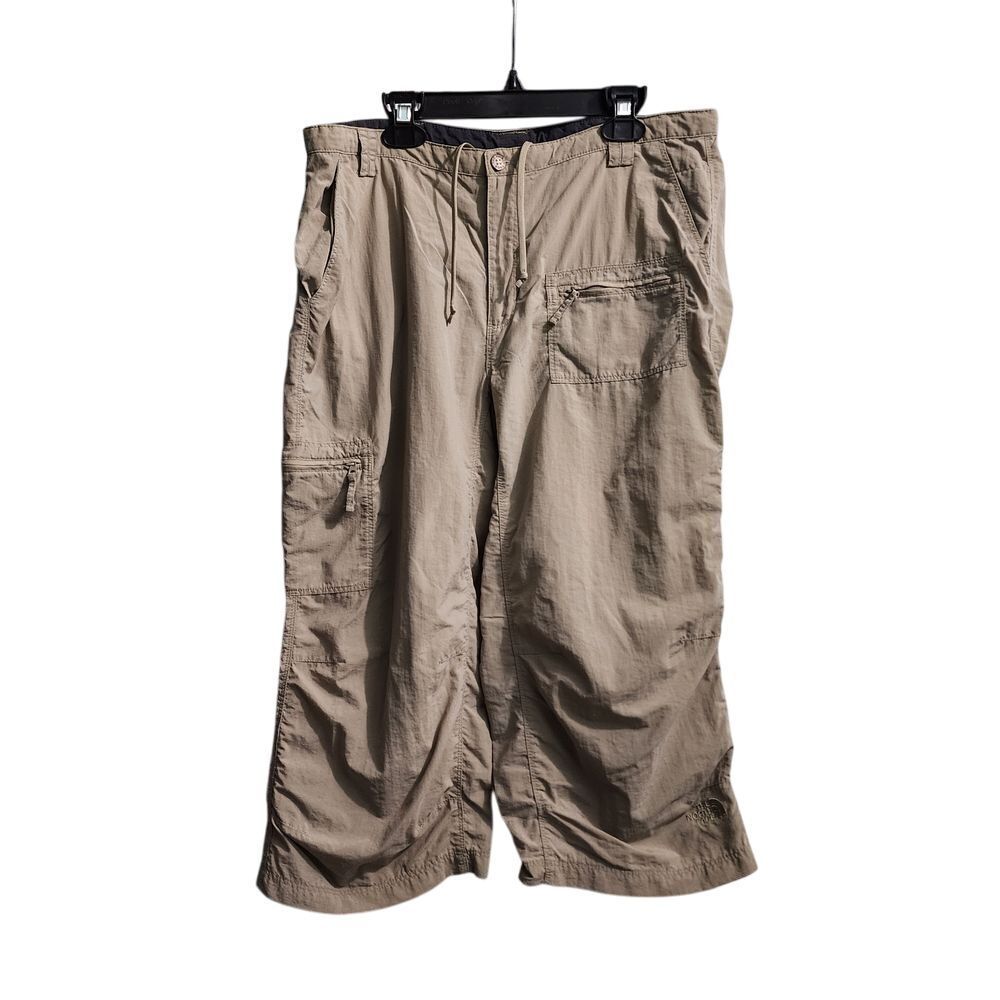The North Face Womens Cargo Hiking Capris Outdoor Lightweight Nylon Size 12